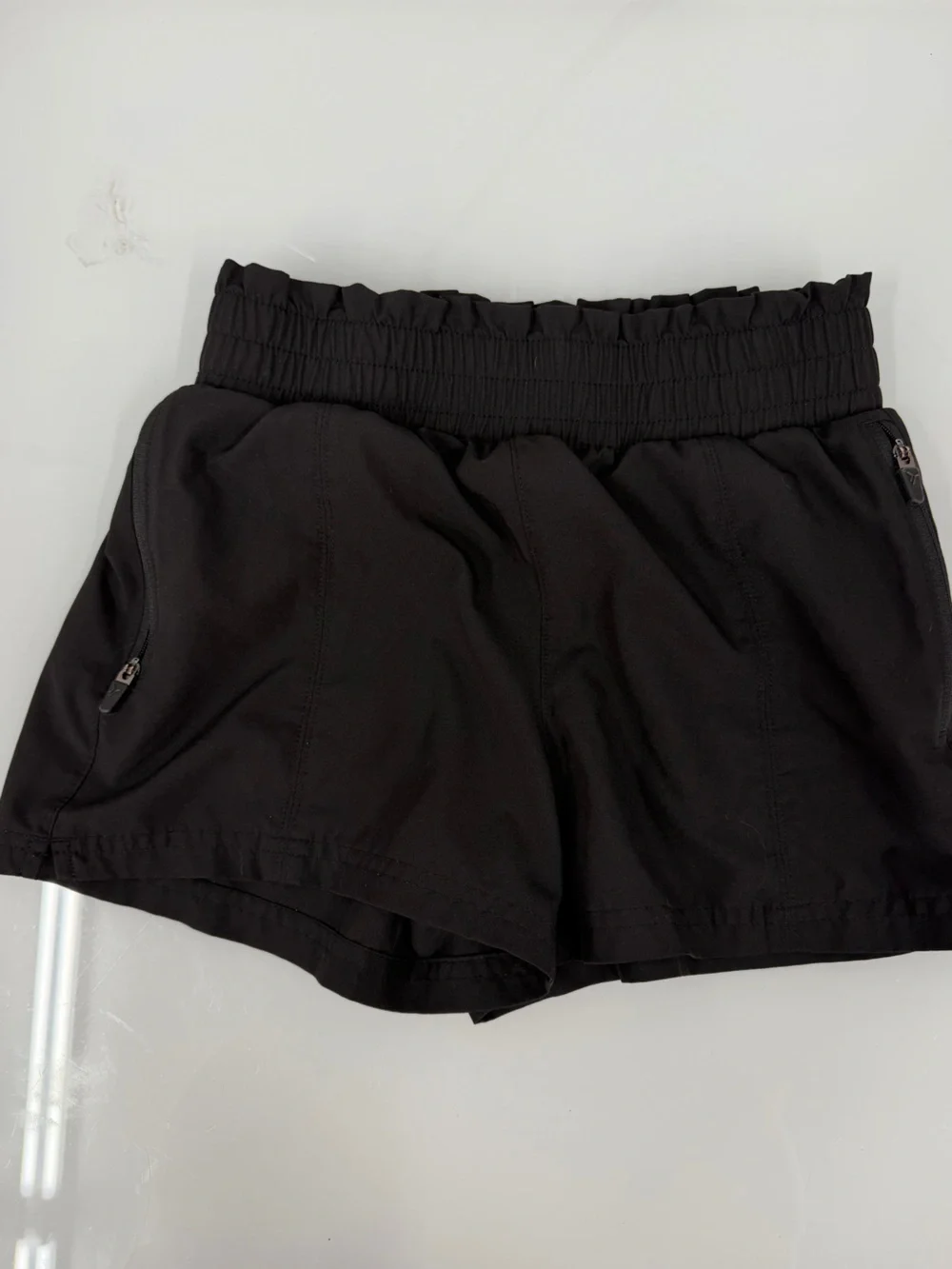 Old Navy Black Girls' Elastic Waist Athletic Shorts